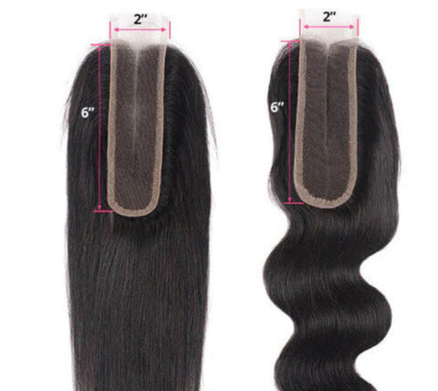 Burmese Straight HD Lace Closure 2x6
